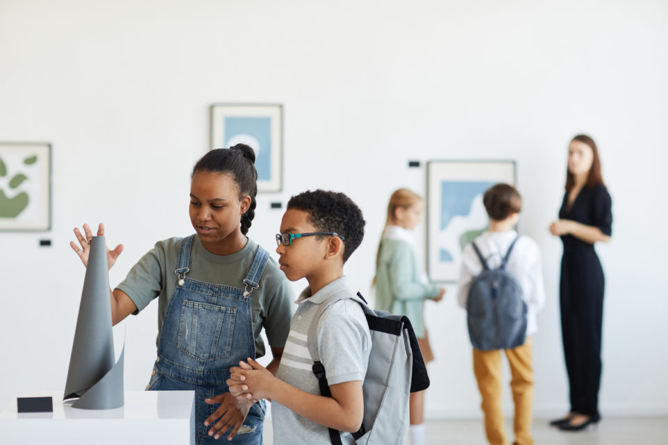 Kids in Modern Art Museum