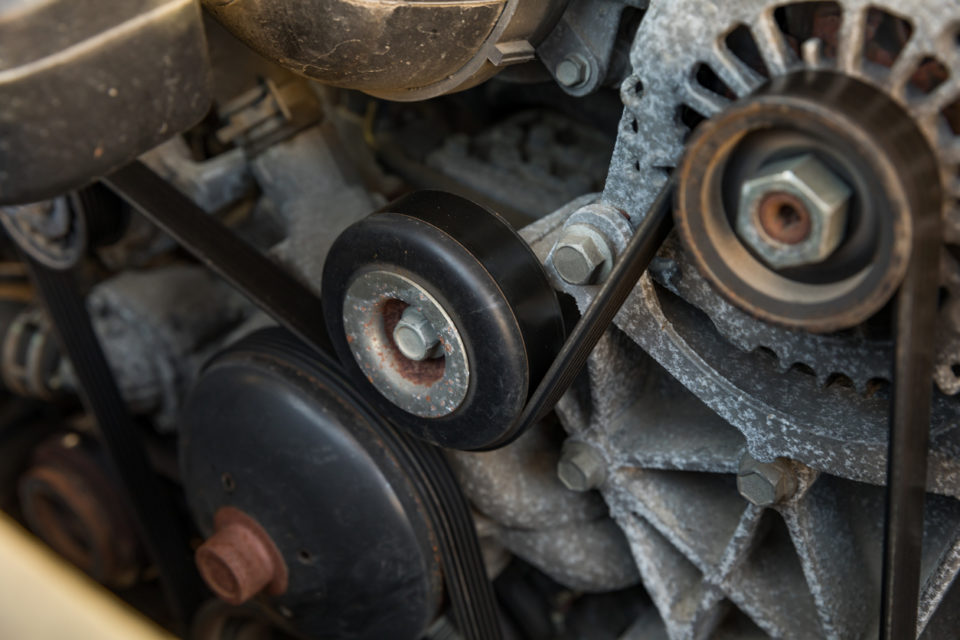 Old serpentine belt